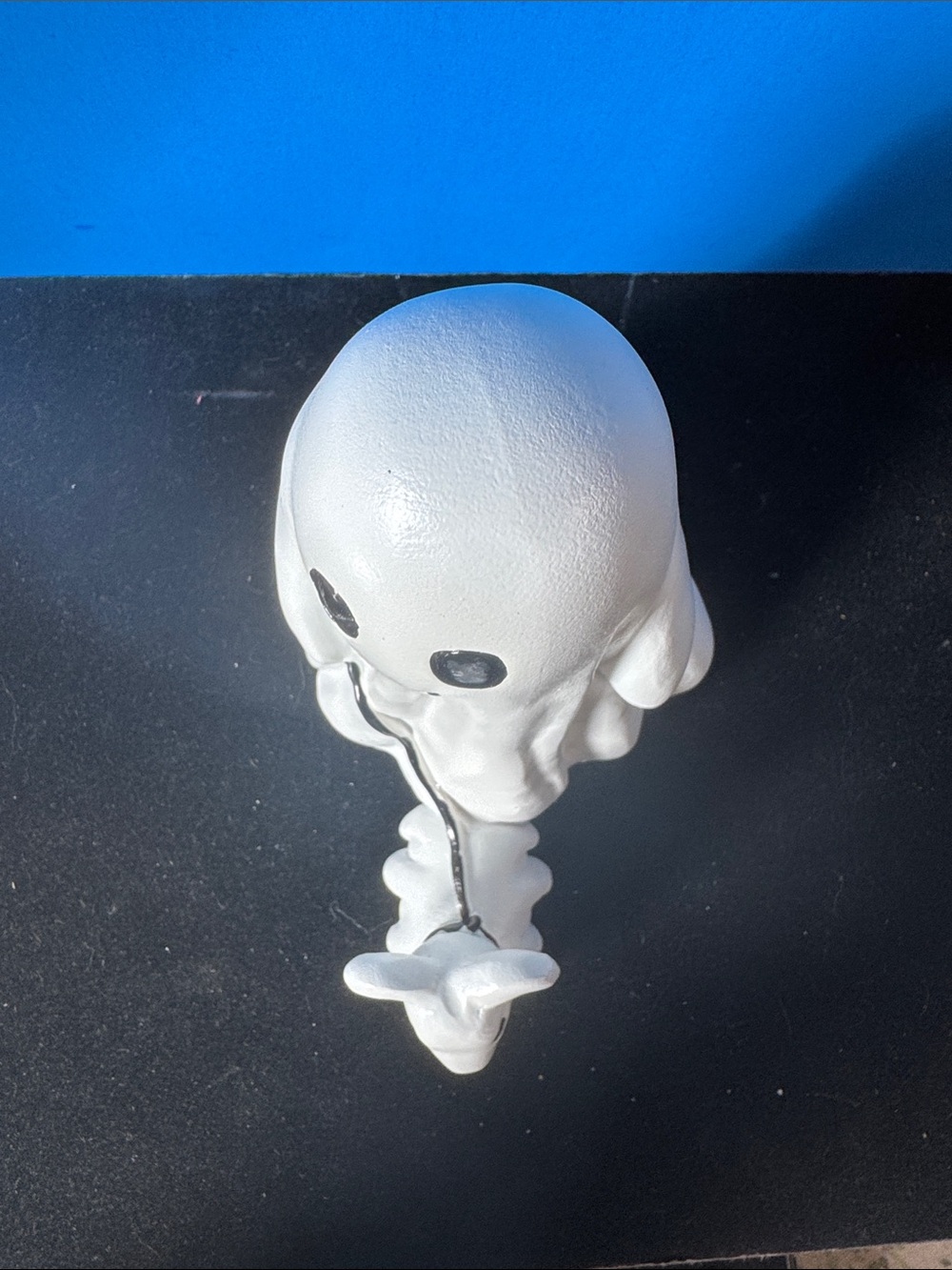HomeGoods White Ghost Figurine with Puppy on Leash - Picture 5 of 9